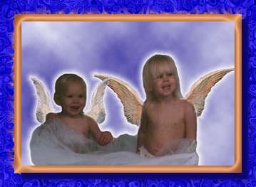 Aleana and Destiny as Angels